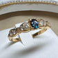 K18 アレキサンドライト 0.25ct ダイヤモンド リング 希少石 変色効果