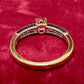 BENEBENE PT900/K18 ピンクサファイア リング 0.57ct