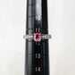 BENEBENE PT900/K18 ピンクサファイア リング 0.57ct