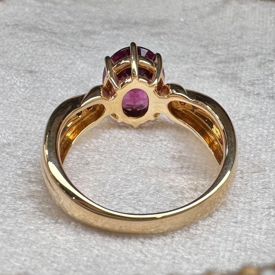 【TASAKI】K18 ガーネット3.08ct リング