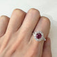 【美品】PT900 ルビー 1.32ct リング