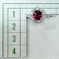 【美品】PT900 ルビー 1.32ct リング