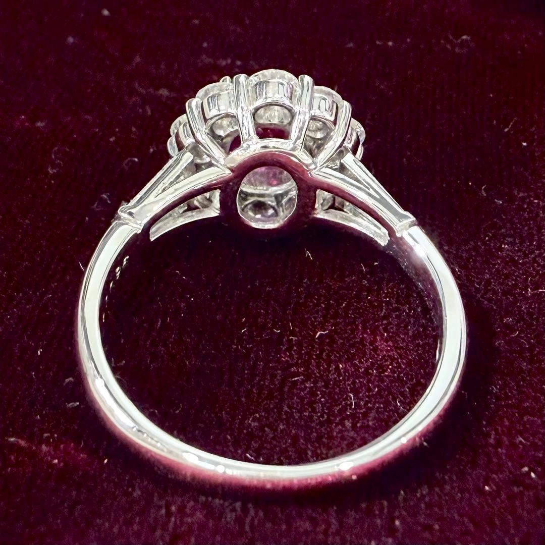 【美品】PT900 ルビー 1.32ct リング