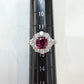 【美品】PT900 ルビー 1.32ct リング