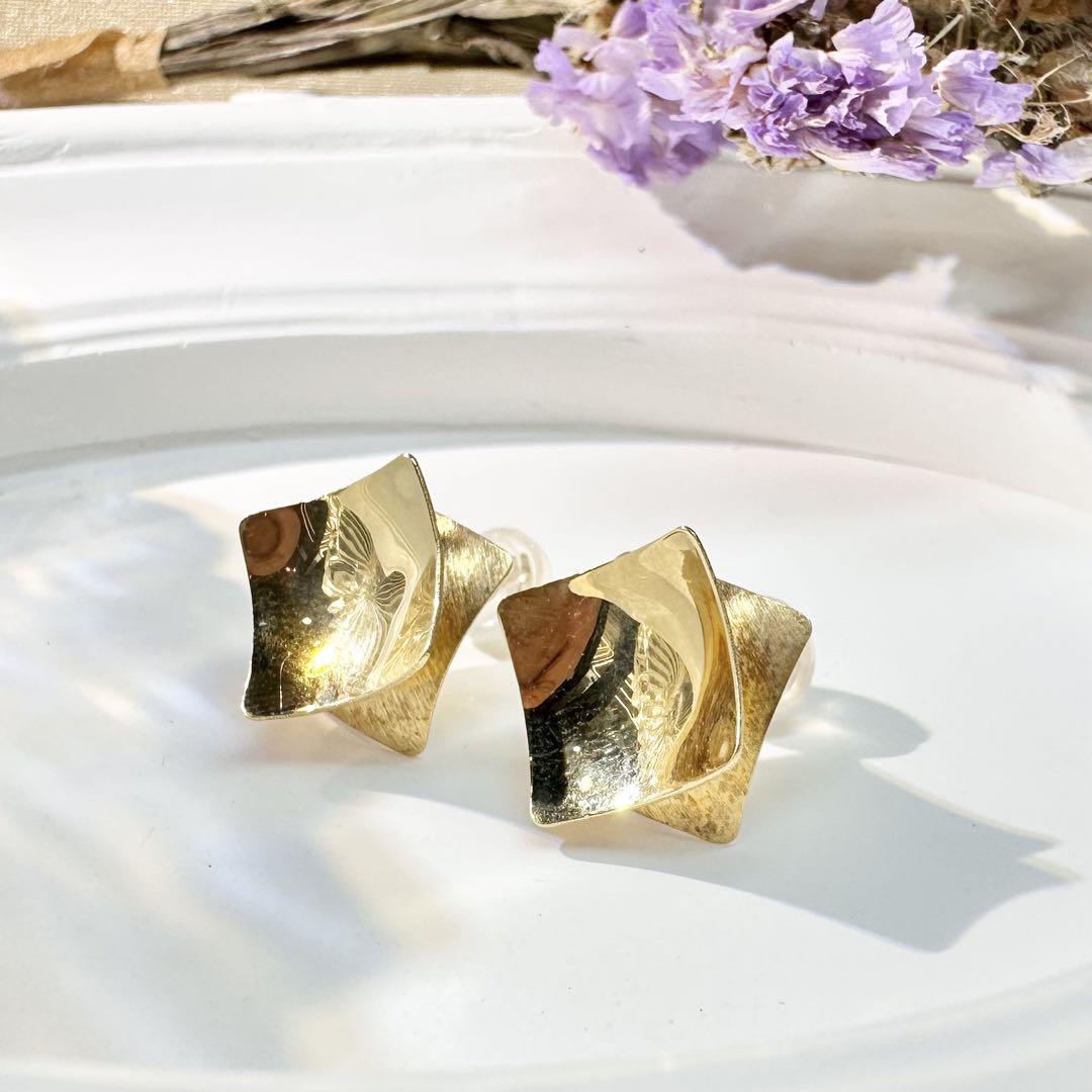 【K18】ゴールド ピアス