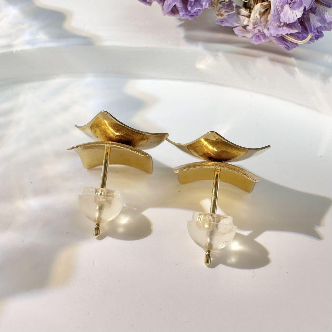 【K18】ゴールド ピアス