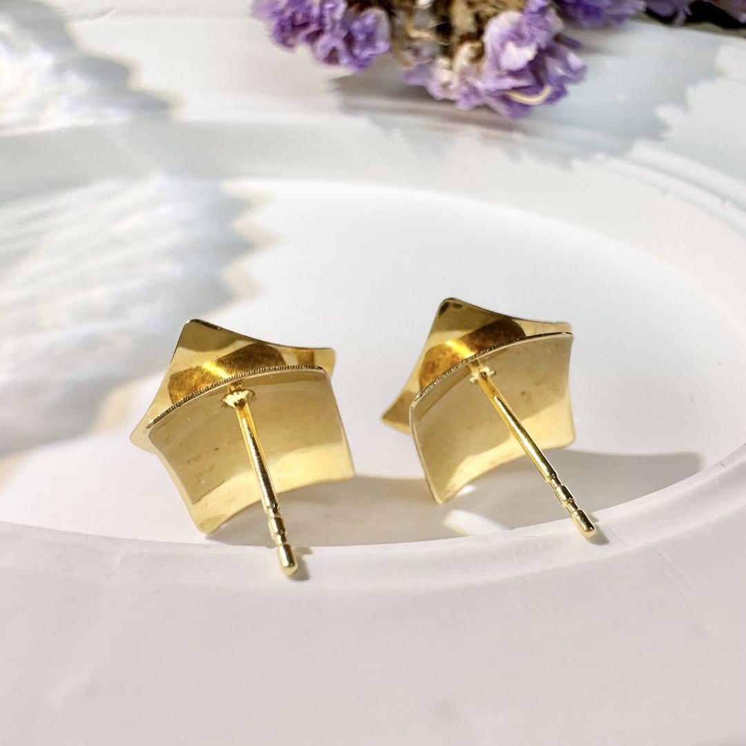 【K18】ゴールド ピアス