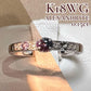 K18WG アレキサンドライト ダイヤモンド リング 0.15ct 希少石