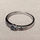 K18WG アレキサンドライト ダイヤモンド リング 0.15ct 希少石
