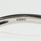 K18WG アレキサンドライト ダイヤモンド リング 0.15ct 希少石
