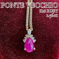 Ponte Vecchio K18 ルビー 1.56ct ダイヤ ネックレス