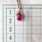 Ponte Vecchio K18 ルビー 1.56ct ダイヤ ネックレス
