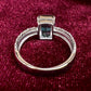 PT900 ブルーグリーントルマリン 1.45ct ダイヤモンド リング