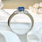 【美品】PT900 ブルーサファイア 1.633ct リング