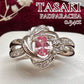 【TASAKI】PT900 パパラチアサファイア 0.34 ct リング