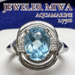 JEWELER MIWA アクアマリン ダイヤモンド リング 1.75ct