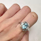 JEWELER MIWA アクアマリン ダイヤモンド リング 1.75ct