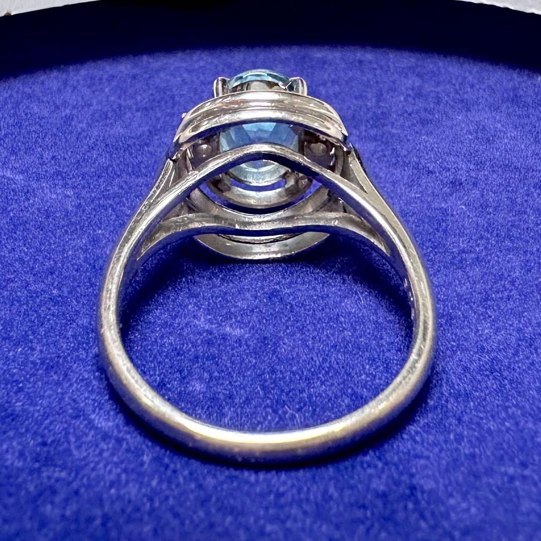 JEWELER MIWA アクアマリン ダイヤモンド リング 1.75ct