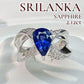 【美品】PT900 スリランカ産 サファイア 2.12ct リング ダイヤ