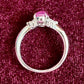 PT900 スターサファイア ダイヤモンド リング 1.08ct