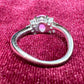 PT900 スターサファイア ダイヤモンド リング 1.08ct
