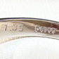 PT900 サファイア 1.35ct バゲットダイヤ 取り巻きリング