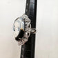 PT900 カメオ24.0ct ダイヤモンドリング カメオ 指輪 レディース
