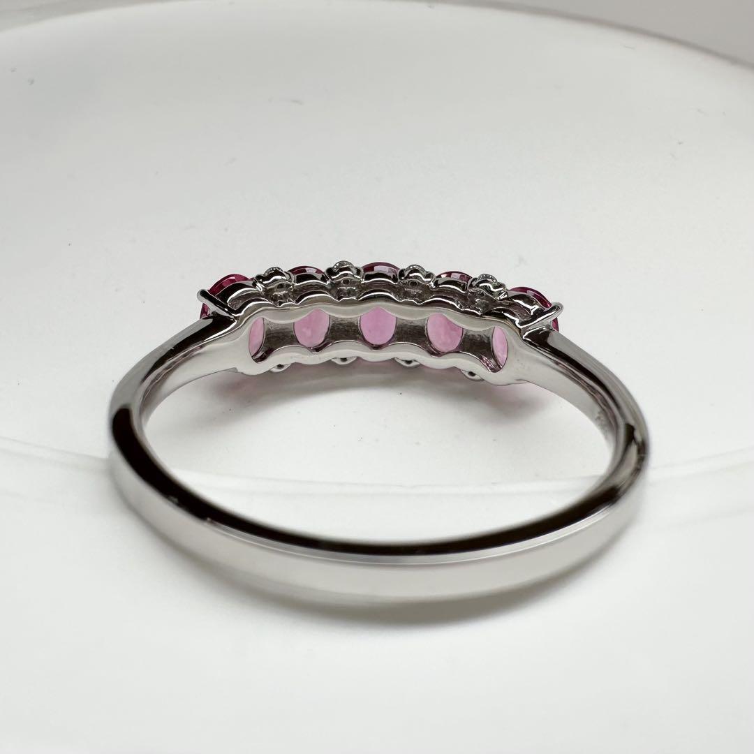 【美品】PT950 ホットピンクスピネル 1.50ct リング