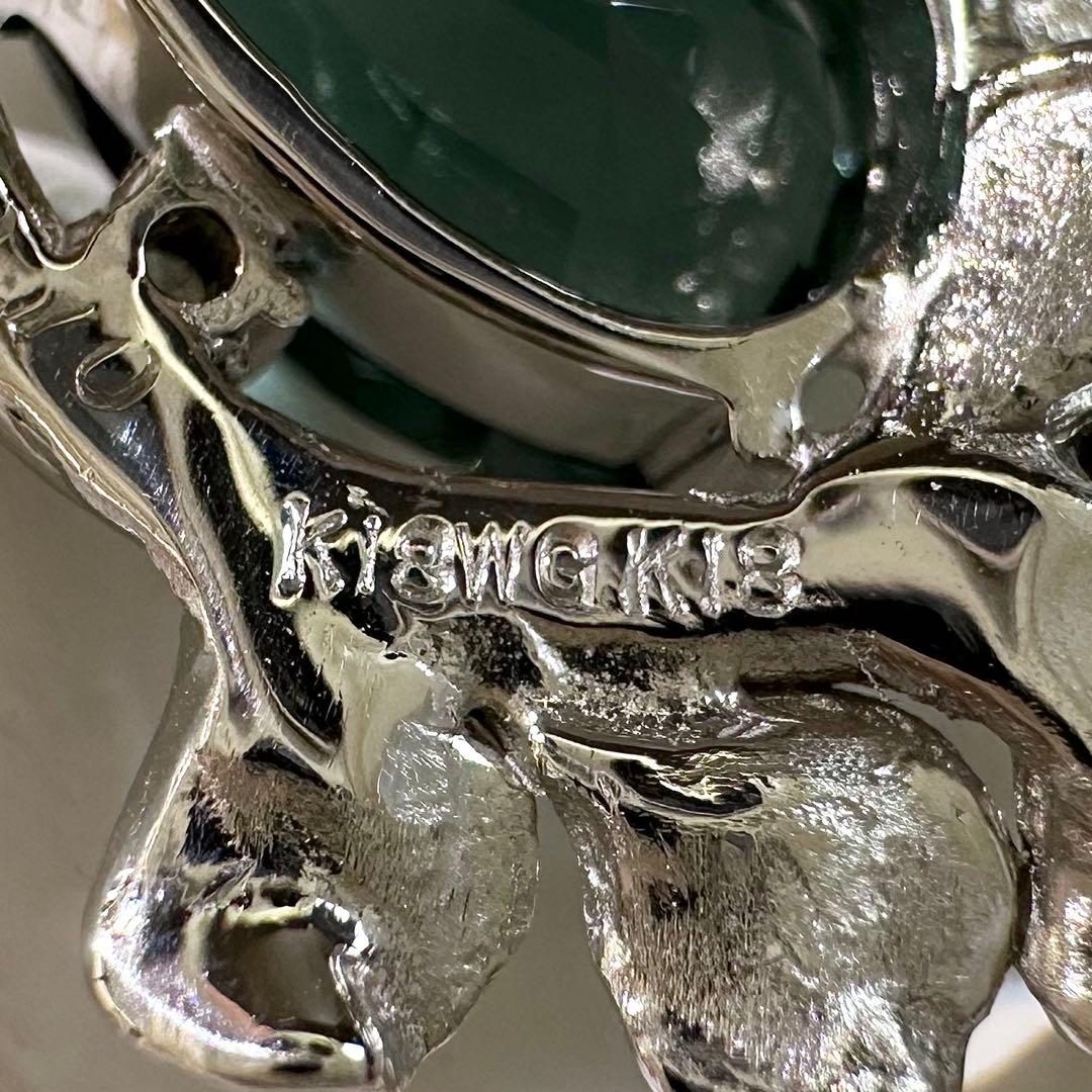 【K18】トルマリン 2.18ct アンティーク風デザイン ペンダント