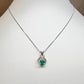 【美品】PT900 エメラルド 0.58ct ネックレス　ダイヤ