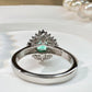 【美品】PT900 エメラルド0.61ct リング ダイヤ巻き