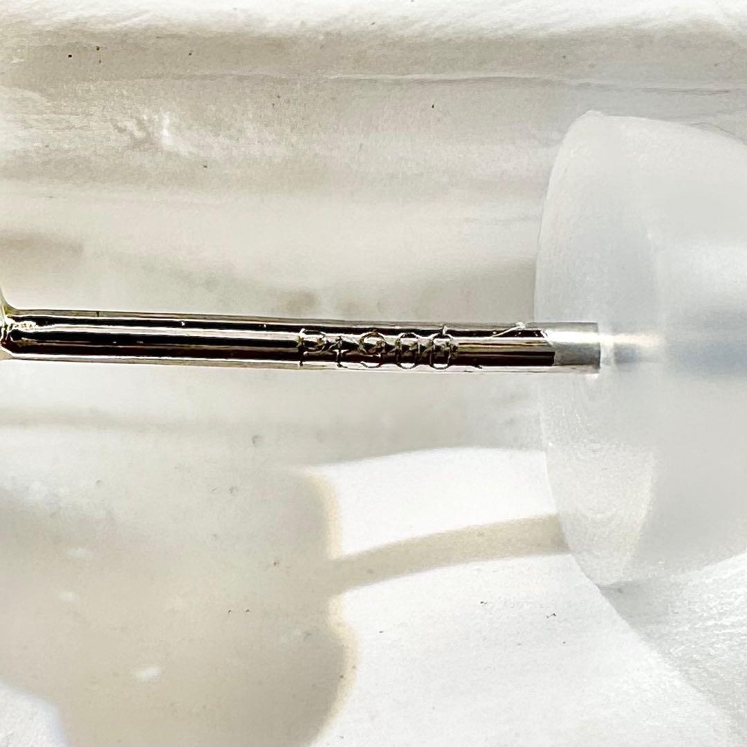 【美品】PT900 パライバ0.06ct / 0.07ct ピアス