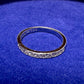 K18 ダイヤモンド0.25ct ハーフエタニティリング