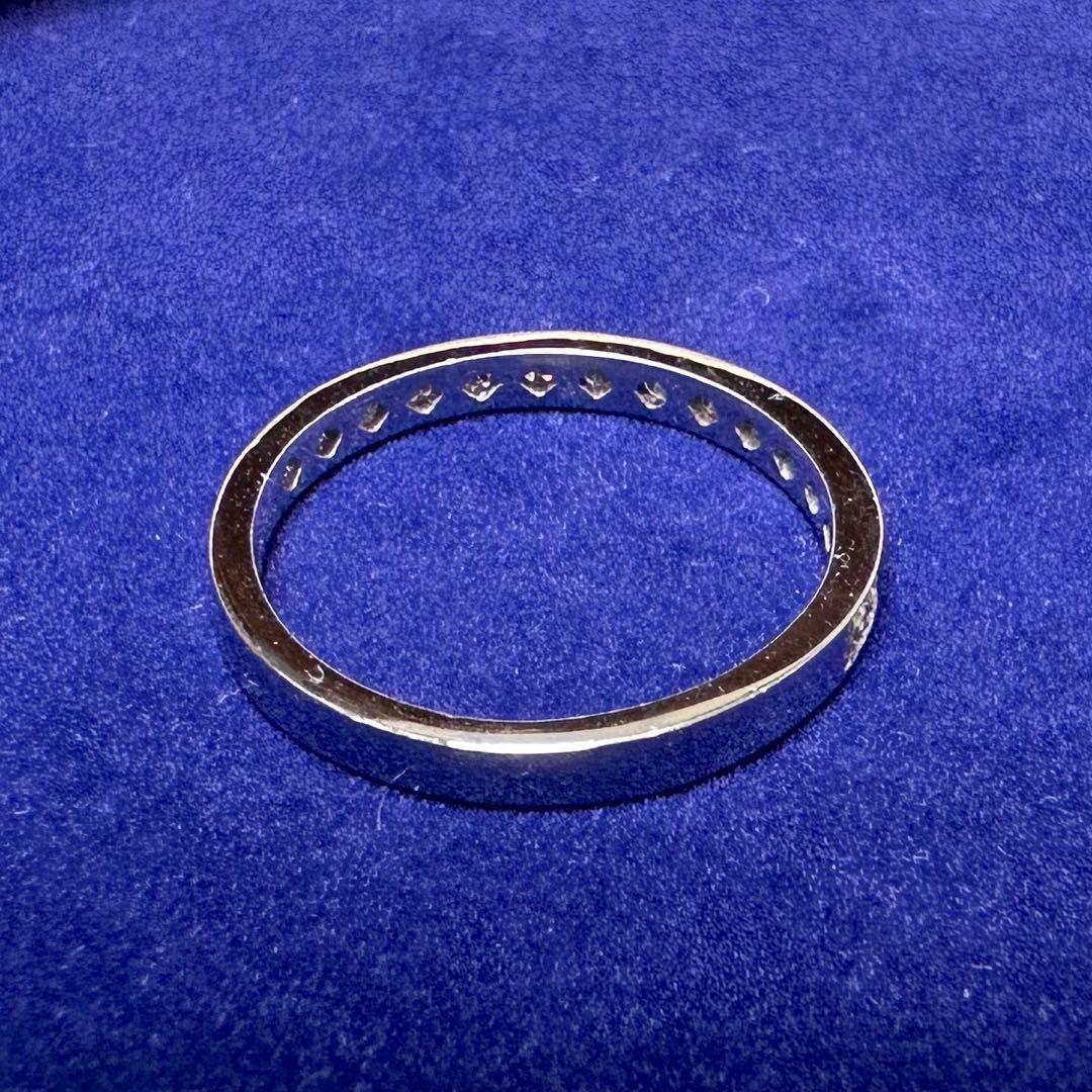 K18 ダイヤモンド0.25ct ハーフエタニティリング