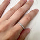 K18 ダイヤモンド0.25ct ハーフエタニティリング