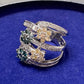 K18 ダイヤモンド フラワー デザインリング 1.23ct