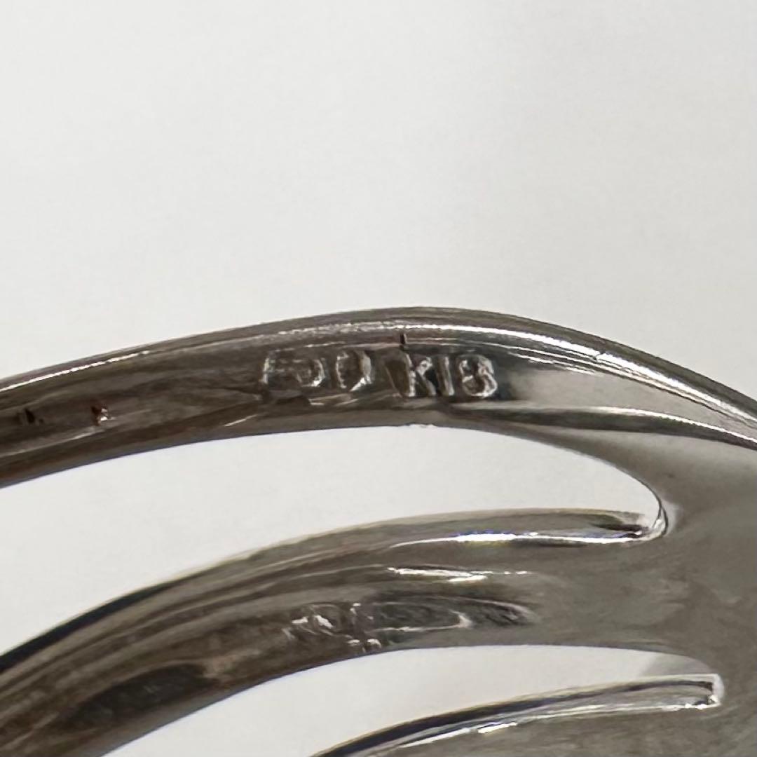 K18 ダイヤモンド フラワー デザインリング 1.23ct