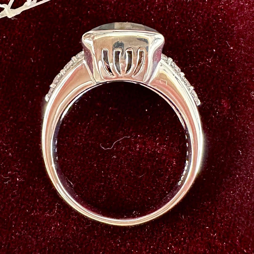 【美品】PT900 バイカラートルマリン 6.58ct リング 大粒