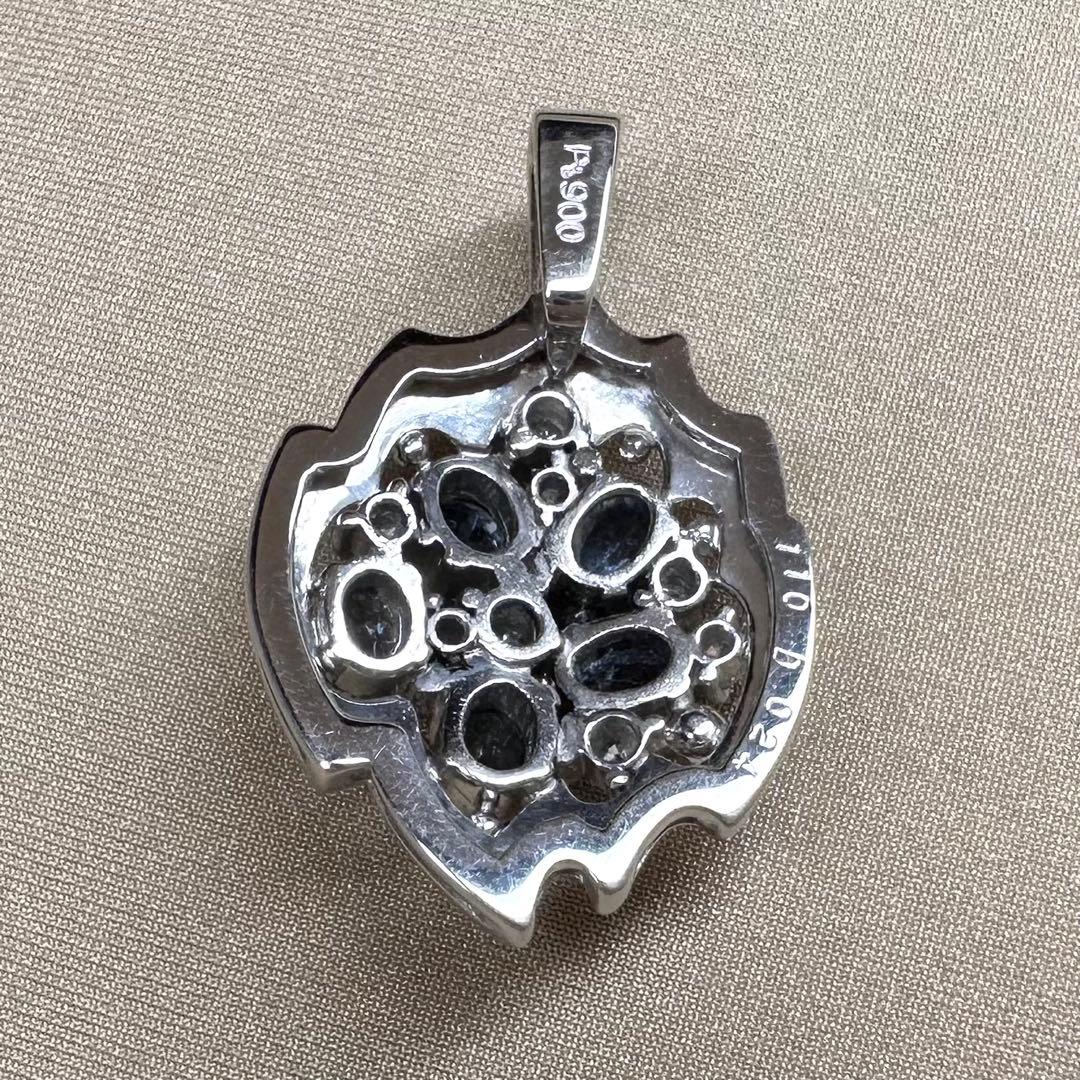 PT900 天然アレキサンドライト ペンダント 1.10ct 変色効果 希少石