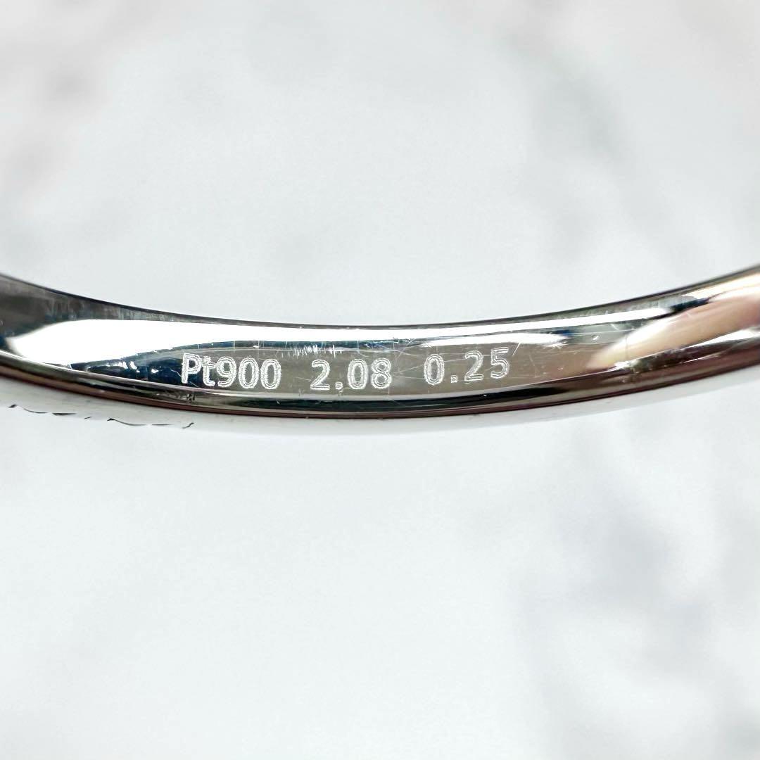 【新品】PT900スフェーン2.08ct リング キラキラファイア