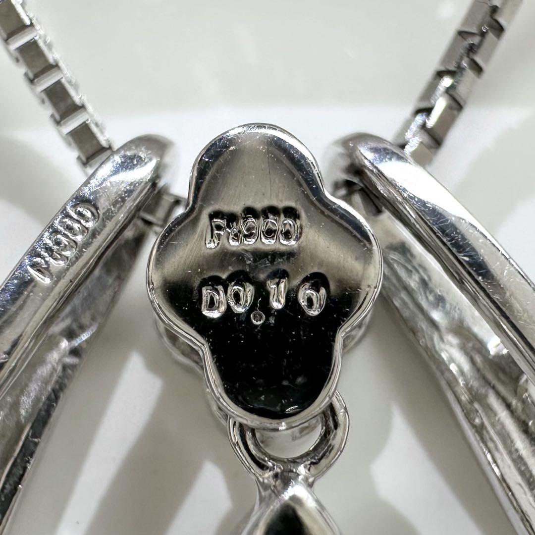 【美品】PT900 スフェーン 2.40ct ダイヤ ネックレス