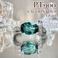 【美品】Pt900 ラグーントルマリン 1.62ct ダイヤモンド リング