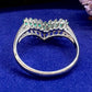 【美品】PT900 エメラルド 0.28ct リング