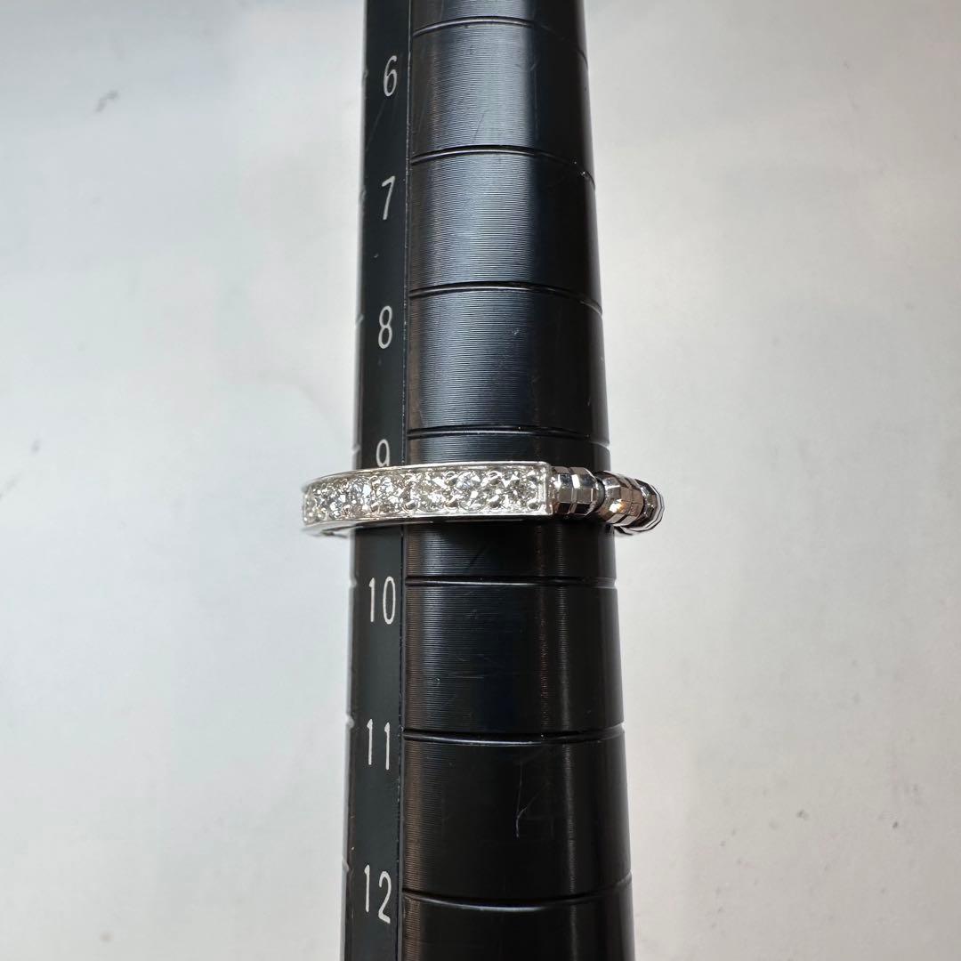 【美品】PT950 ダイヤモンド 0.3ct リング フリーサイズ