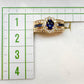 【K18】サファイア 0.44ct リング