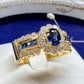【K18】サファイア 0.44ct リング