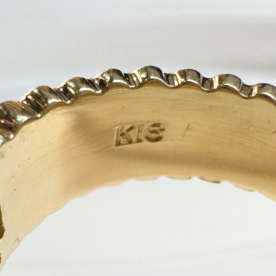 【K18】サファイア 0.44ct リング