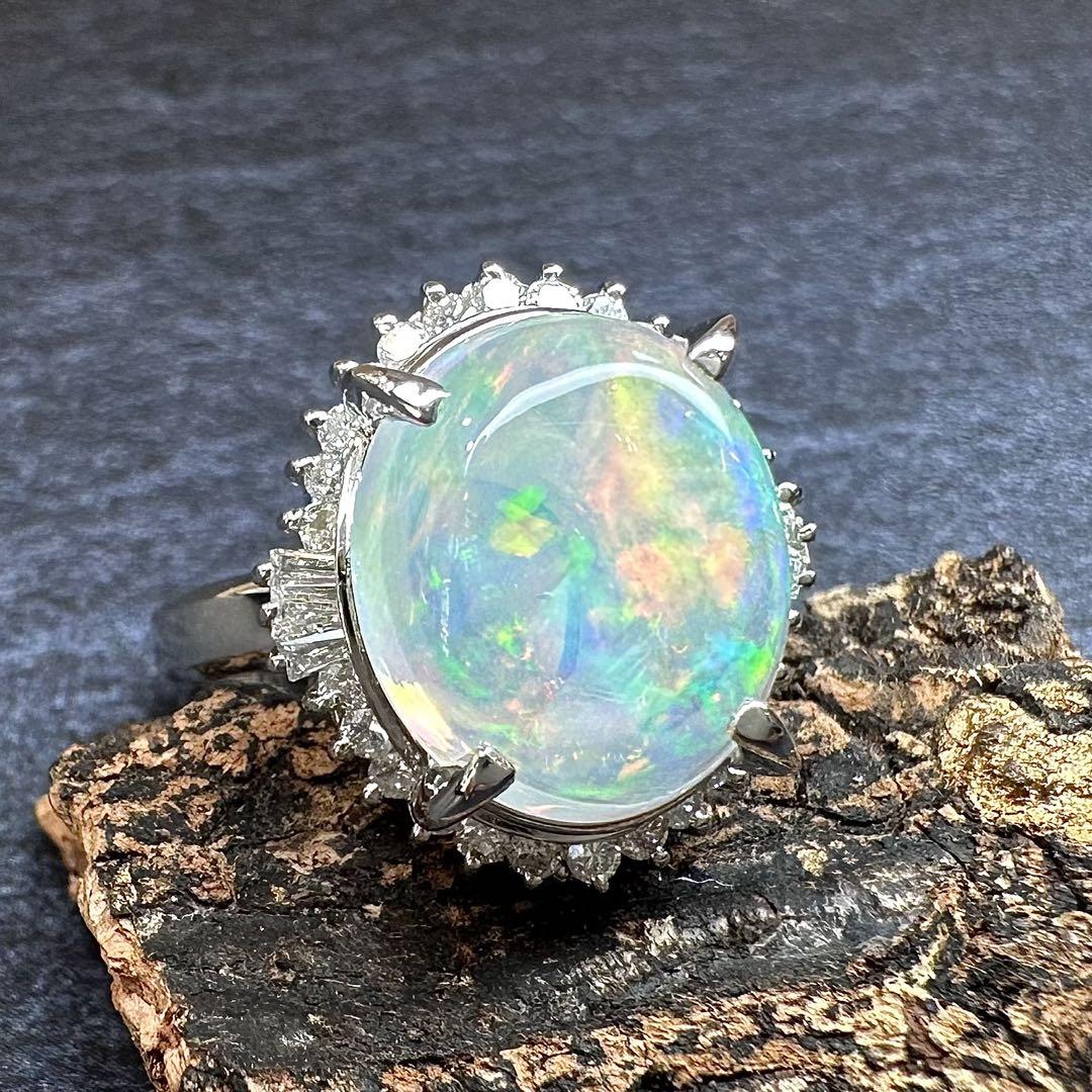 ♡*♡様 pt900 オパール　リング 美品】PT900 クリスタルオパール リング – ABABIL.gems