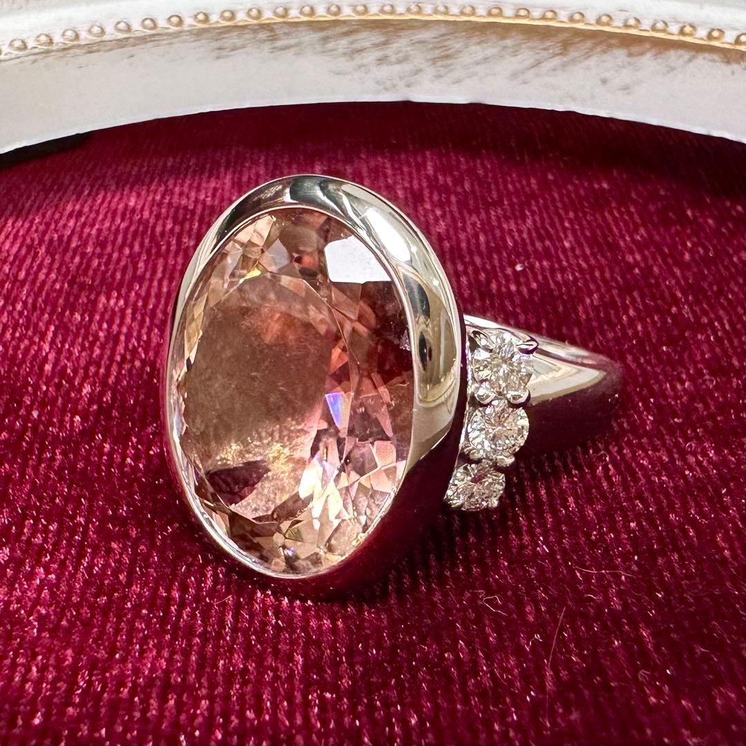 PT900 トルマリン リング 16.56ct 大粒