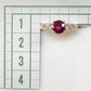 K18 ルビー 1.128ct ダイヤモンド リング 指輪 天然ルビー